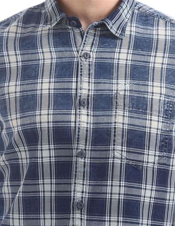 Ed Hardy Men Casual Wear Checkered Shirt